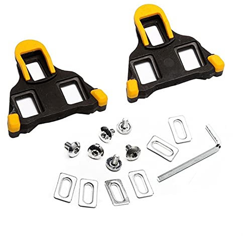 Delta Cleats,Rennrad Pedalplatte Fahrradschuhe Stollen, Sperrschiene Schiene Highway Verriegelungsplatte Stollen Schiene Schiene Radfahren Fahrradschuhe Stollen Sperrholz Group Peal Shoes Road Fahrrad