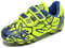 Mitudidi Kids Football Boots Boys Girls FG/AG Soccer Athletics Running Sport Training Shoes Profession Competition Teenager Indoor Outdoor Cleats Sneakers for Unisex Blue Green 12 UK Child