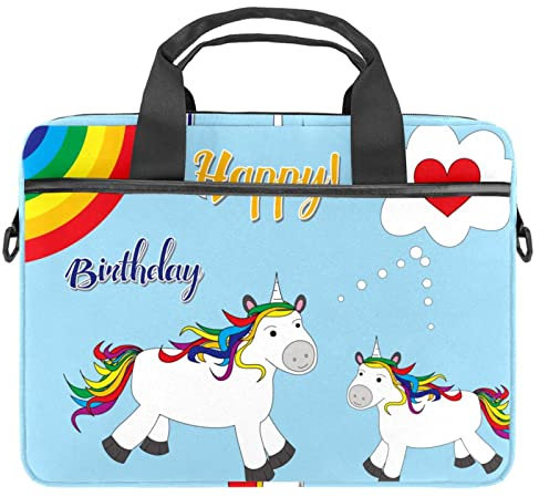 Einhorn-Laptoptasche mit Griff, 13,4 - 14,5 Zoll, Tragetasche, Aktentasche