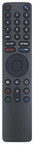 Remplacement de la Télécommande vocale Bluetooth Compatible avec Google Voice Assistant pour Xiaomi MI TV 4S 4A, XMRM-010 Télécommande pour Xiaomi Smart Android TV L55MS-5A/L65M5-5ASP