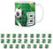 Football Letter B Mug - White Initial Personalised Alphabet Tea Coffee Gift Mug Present