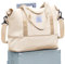 Reisetasche Damen Sporttasche 40x20x25 Ryanair Handgepäck Tasche Weekender Bag Schwimmtasche Wasserdicht Travel Bag Duffle Bag Fitnesstasche Trainingstasche Frauen für Reise Gym,D2-Beige