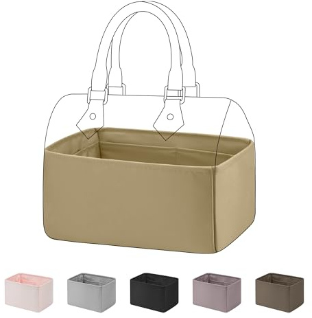 DGAZ Luxus Satin Handtaschen Organizer für LV Speedy 20, Trench | Innentasche, Weiches Satinfutter, Passform, Optimaler Schutz, Leicht