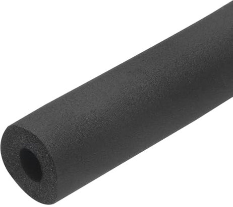 QUARKZMAN 1 x 0.5m Rohrisolierung Schaumstoff, Durchmesser 19mm Isolierstärke 13mm Heizungsrohr Verkleidung für Fitnessgeräte, Rohre, Handhaben (Schwarz)