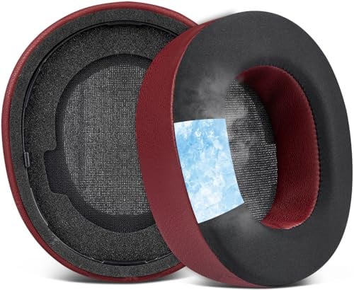 SOULWIT Kühlgel Ersatz Ohrpolster für Steelseries Arctis Nova Pro Wireless/Arctis Nova Elite Kopfhörer, Ersatzpolster Polster mit hoher Dichte-Geräusch-Isolationschaum, zusätzliche Dicke