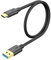SUNGUY Cable USB C, 0.6m 10Gbps Cable USB C Carga Rapida para iPhone 16/15 Pro Plus Max, Android Auto, Galaxy S22/S23 ultra, Huawei P20/50 Pro, Google Pixel 8/8 Pro, MacBook Pro