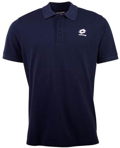 Lotto Herren Poloshirt, bequemes Polo im Regular Fit aus 100% Baumwolle, atmungsaktiv & luftdurchlässig, Größe M-5XL