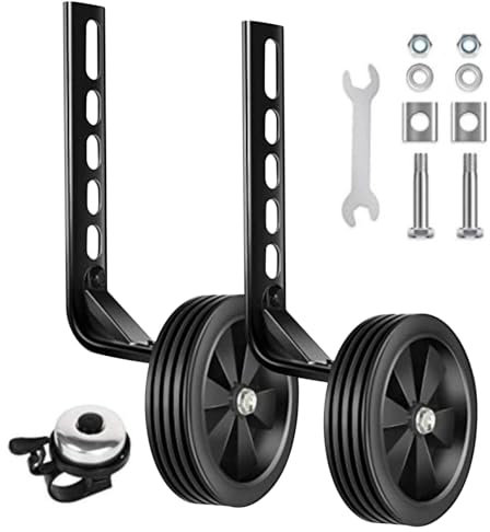 Kinder-Stützräder –, 12–20 Zoll Off-Road-Motorrad-Stützräder | Robuste Stützräder Zubehör Wie Einem Satz Glocken Und Schlüsseln Geliefert, Um Eine Reibungslose Und Sichere Fah