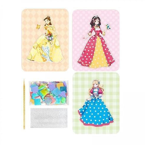 HuadaXtai 3x Bricolage Peinture Autocollant Artisanat Jouets Bricolage Piquer Des Planches à Dessin Enfants Arts Livre D'éducation