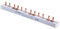 Peigne de raccordement pour tableaux électriques, 12 modules, 4P, 63A, 22,5 cm - Ettroit JXBS4