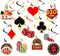 Casino Deko, Kaluofan 24 Stück Casino Poker Hängend Wirbel Decken Deko, Las Vegas Deko, Casino Royal Spiral Girlande Deko für Las Vegas Nacht Party, Geburtstag Poker Motto Themen Dekoration Party