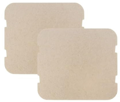 2 Pieces Microwave Wave Guide Cover Plate, Universal Mica Sheet, Compatible with Electrolux, AEG, Zanussi With the Original Code 50280601001