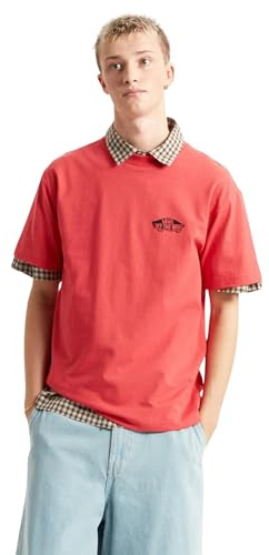 Vans Double Standard SS Tee Crimson Haze, XXL, Crimson Haze, XXL