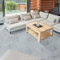 Self Adhesive Vinyl Floor Tiles Pack of 30 PCs Covers 59.92 ft² (5.57 m²) Waterproof, Peel & Stick Floor Tiles Size 12”x24” (30.48x60.96cm) Large Rectangular Vinyl Flooring – Grey White Marble Effect