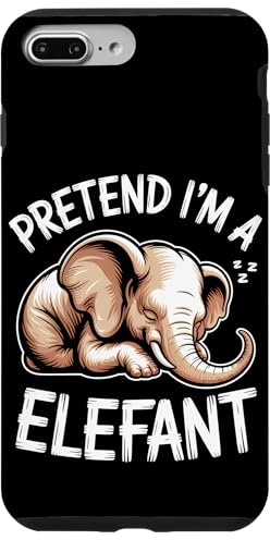 Elefant schlafender lustiger Elefant Hülle für iPhone 7 Plus/8 Plus