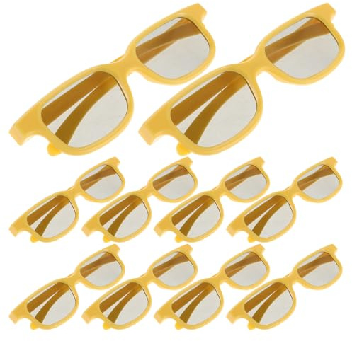 DOITOOL 10pcs Glasses Movie Glasses for Tvs and Games Viewing for Home Cinema Picture Compatible Projector