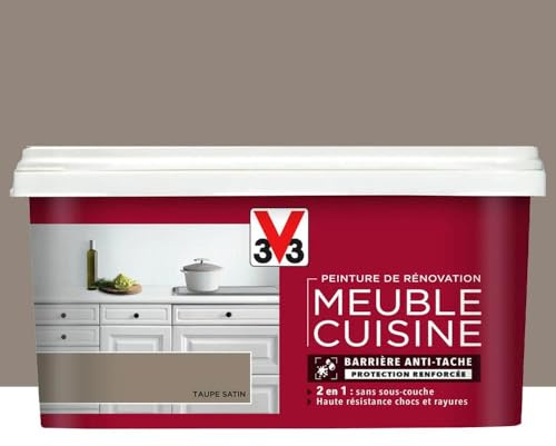 V33 Peinture De Rénovation Meuble De Cuisine Taupe 2 L