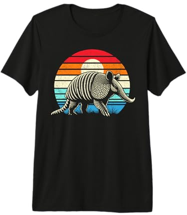 Divertente Armadillo Xenarthra Retro Zerocalcare Armadillo Maglietta Premium