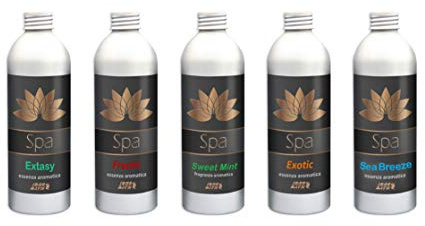 Aromaduskonzentrat-Set für Whirlpool, 250 ml x 5 Stück mit Dosierer