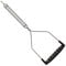 KitchenCraft Professional Potato Masher with Non Stick Safe Nylon Head, Stainless Steel, 28 cm, Silver/Black