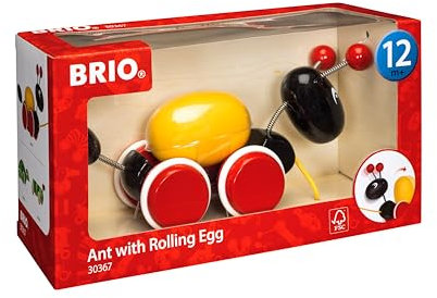 BRIO 30367 - Nachziehtier - Ameise mit Ei