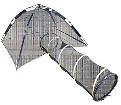 Outback Jack Outdoor Enclosures for Indoor [Portable Tent, Tunnel, and Playhouse] (Play Tents for Cats and Small Animals)