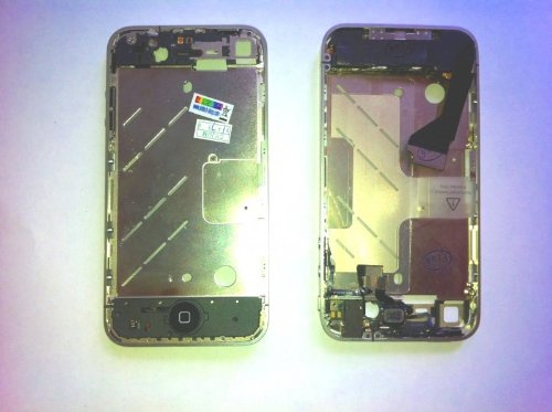 Sintech Mittelrahmen mit montierten Schaltern kompatibel für iPhone 4