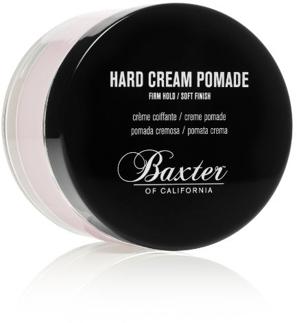 Baxter of California Hard Cream Pomade, Stylingcreme fest, 60 ml | Mit festem Halt & natürlichem Finish, feuchtigkeitsspendend, für alle Haartypen, matt oder Wet-Look geeignet