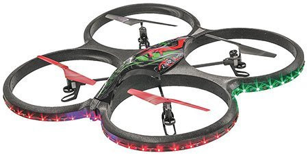 JAMARA Quadrocopter Flyscout AHP+ mit Kamera und Kompassfunktion für Einsteiger in Schwarz