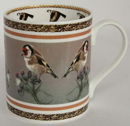 Mug - Goldfinch, Fine Bone China by Wildlife Artist Robert E Fuller