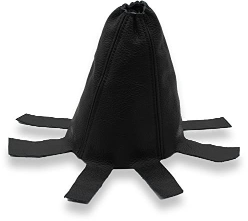 JPstraps - Schaltsack Schaltmanschette Kompatibel für Honda CR-V (2006–2012) 100% Echtes Leder Schwarze Farbe