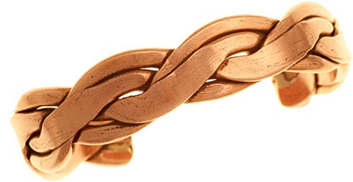 Kupferarmband Herren schwer und stabil Kupfer ohne Magnete Armreif