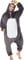 corimori 1852 Pablo der Pinguin Damen Herren Onesie Jumpsuit Anzug Einteiler Kostüm Verkleidung Gr. 180-190cm, Schwarz