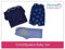 3 Papierschnittmuster zum Nähen von Babykleidung - Das Baby Set beinhaltet einen Strampler, EIN Shirt und eine Hose für Babys und Kleinkinder von Gr. 50-74