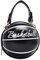 geneic Damen Mädchen Basketball Runde PU Leder Handtasche Kette Schulter Kuriertasche Umhängetasche Umhängetasche Umhängetasche Umhängetasche
