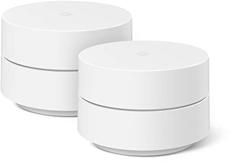 Google Wifi Bundle - Mesh Wifi System, pack of 2. Wi-Fi that just works. Up to 85m² coverage per point