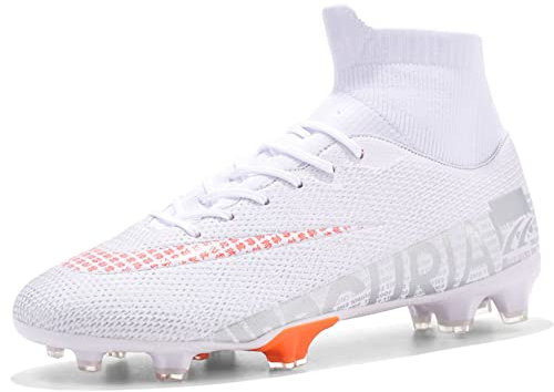 WEJIESS Fußballschuhe Herren Fußballschuhe Professionelle Spikes Jugend Fußballspiel Schuhe Fußballschuhe Schnürsenkel Training Sportschuhe