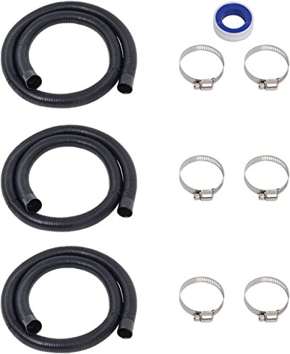 Poweka Ersatzschlauch für Poolpumpe, 32 mm, für Aufstellpools kompatibel mit Intex 800 GPH, 530 GPH, 300 GPH, Ersatzschlauch für Pool, 59 Zoll