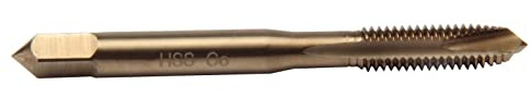 Aceteel M5 x 0,8 mit Kobalt-Gewindebohrer, HSS-CO Spiralspitze, Gewindebohrer M5 x 0,8