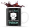 Planetee Tasse Prénom personnalisable Chat bas les pattes | Mug café ou thé idée cadeau personnalisé drôle et original pour collègue de travail famille et amis