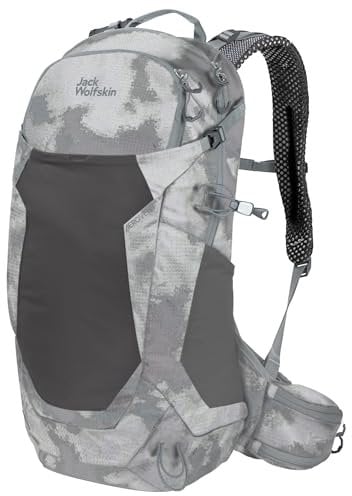 Jack Wolfskin Unisex Erwachsene CROSSTRAIL 24 LT Backpack, Silver All Over, One Size