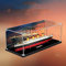 OKCELL Vitrine pour Lego 10294 Titanic, vitrine compatible avec Lego 10294 Titanic, avec fond peint, vitrine en acrylique 3 mm