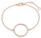 Lulu Jane Bracelet maille ancre pour Femme en Laiton Orné de cristaux Swarovski®