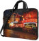 VACSAX Laptoptasche Laptop Aktentasche Moulin Rouge Print Laptoptasche Business Büro Arbeit Computertasche, Schwarz , 14 inch