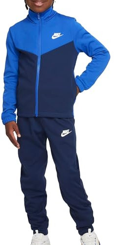 Nike Unisex Kids Tracksuit K Nsw Tracksuit Poly Fz Hbr, Game Royal/Midnight Navy/White, FD3067-480, XL