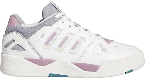 Adidas Herren Midcity Low Shoes, core White/Wonder Orchid/Light Onix, 44 EU