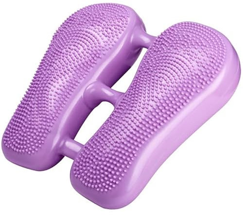 ZAIED Aufblasbarer Stepper,Schritt Bein Übungen,Fitnessgerät,Massage-Stepper Pedal Trainingsgerät,Trainings Fußpedal Trainingsgerät,Fitnessgeräte,Lila