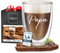 ElbFuchs® Doppelwandiges Latte Macchiato Glas | PAPA | 1x 350ml [GESCHENKIDEE FÜR PAPA] Ideale Schwangerschaftsverkündung für werdende Papas | Glas mit Gravur zum Geburtstag oder Vatertag