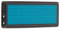 Badge Nominatif à LED, étiquette Nominative, étiquette de Message D'affichage à Défilement Programmable Rechargeable avec Câble de Données, pour Gares, Aéroports, Centres (BLUE)