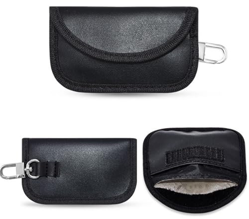 WKRTDY Protection des clés de Voiture Bloqueur RFID, Housse de Protection Keyless Go, Etui Anti RFID pour Clé de Voiture - Protection de Signal de Clé de Voiture, Blocage de Signal RFID, 1 pièce